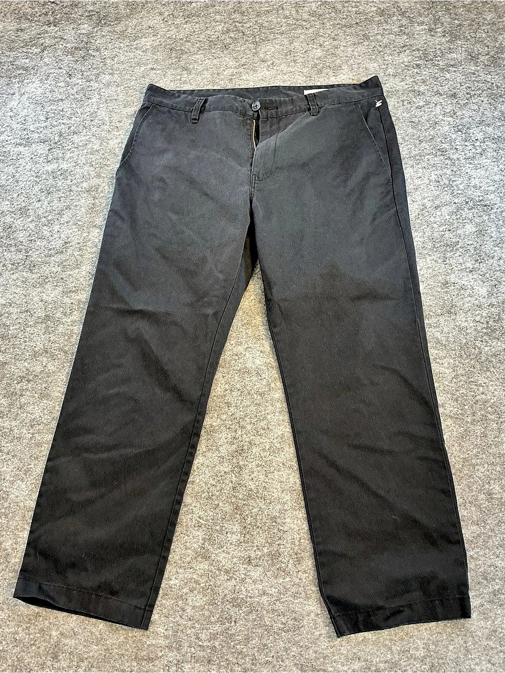 Outerknown Granola Cotton Casual Men's Black Pants Waist 33